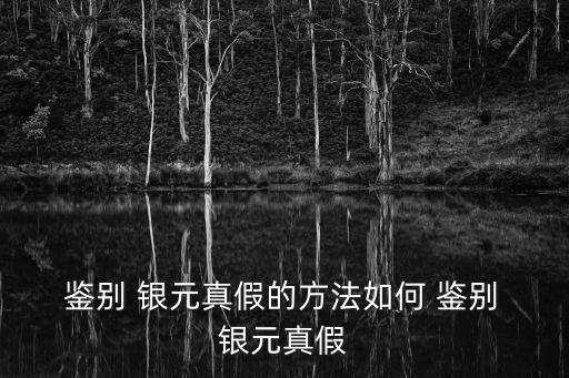  鑒別 銀元真假的方法如何 鑒別 銀元真假