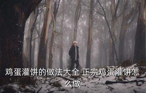 雞蛋灌餅的做法大全 正宗雞蛋灌餅怎么做