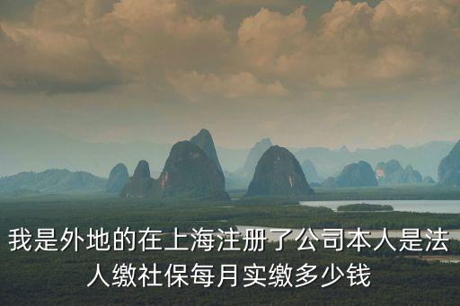 上海注冊公司交社保多少錢，上海社保最低標準繳納單位應繳費多少