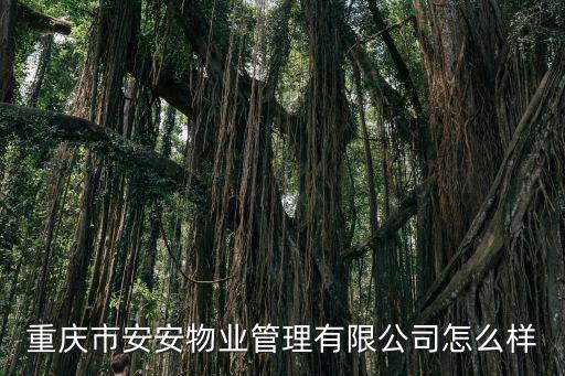 重慶市安澤物業有限公司，財信渝中城是哪個物業公司的物管
