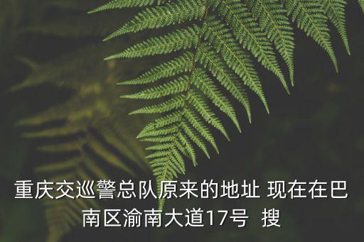 重慶市交巡警大廳電話，誰有重慶交巡警的咨詢電話