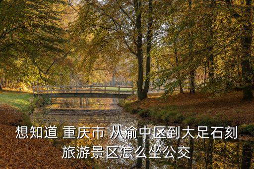 想知道 重慶市 從渝中區(qū)到大足石刻旅游景區(qū)怎么坐公交