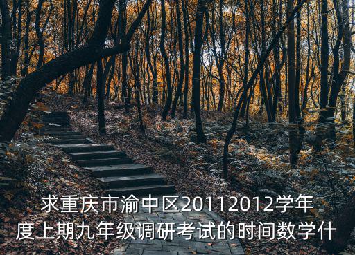 重慶市市2018 調研測試，求重慶市渝中區20112012學年度上期九年級調研考試的時間數學什