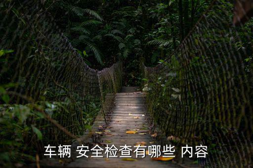 安全檢查的內容,建設項目安全檢查內容包括法律法規執行情況