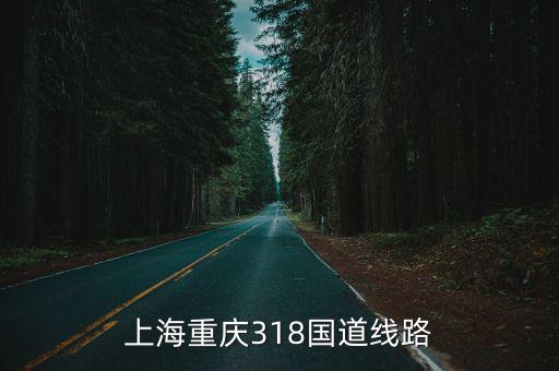 上海重慶318國道線路