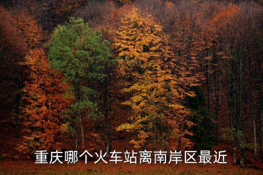 重慶哪個火車站離南岸區最近