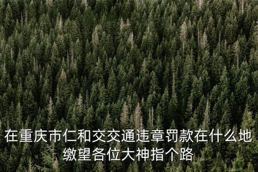 重慶市人和附近消違章的地方在哪里，人和處理違章的地方