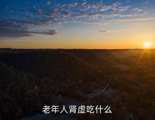 老年人腎虛吃什么
