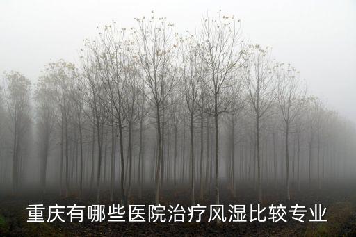 重慶有哪些醫(yī)院治療風(fēng)濕比較專業(yè)