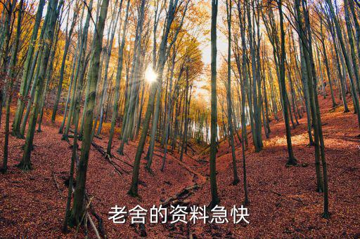 老舍的資料急快