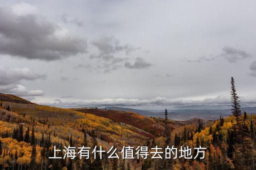 上海有什么值得去的地方