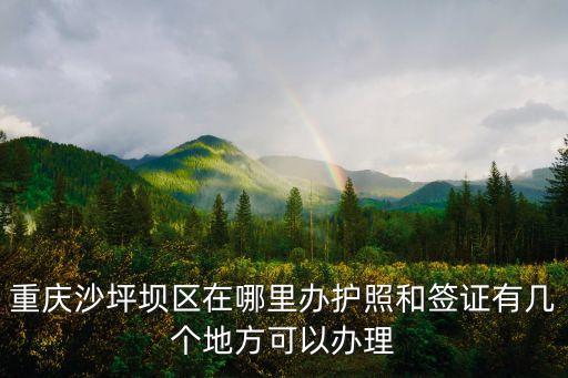 重慶沙坪壩區(qū)在哪里辦護照和簽證有幾個地方可以辦理