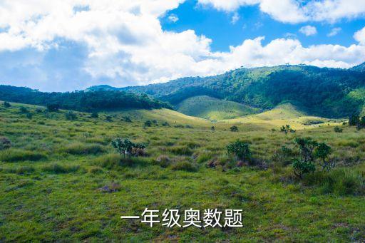 一年級(jí)奧數(shù)題