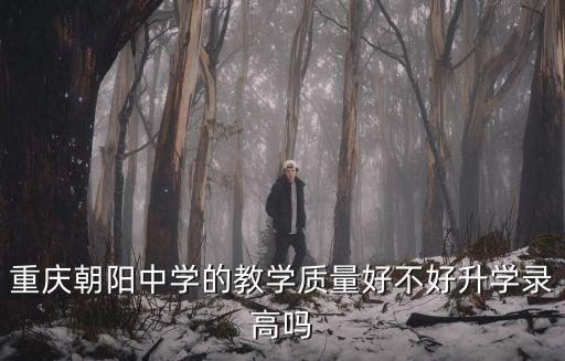 重慶朝陽中學的教學質量好不好升學錄高嗎