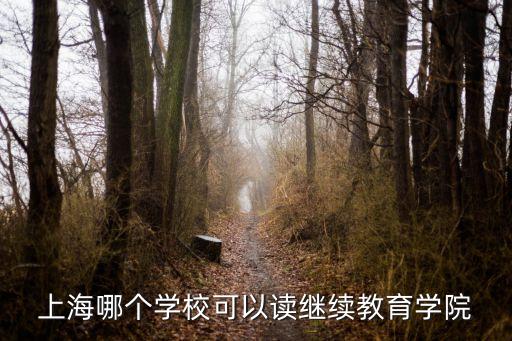 上海函授本科有哪些學校可以報，上海哪個學校可以讀繼續教育學院