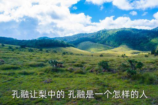 孔融,曹操想殺孔融一家七歲兒子留下名言上斷頭臺