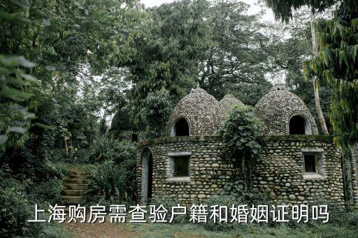 上海購(gòu)房需查驗(yàn)戶(hù)籍和婚姻證明嗎
