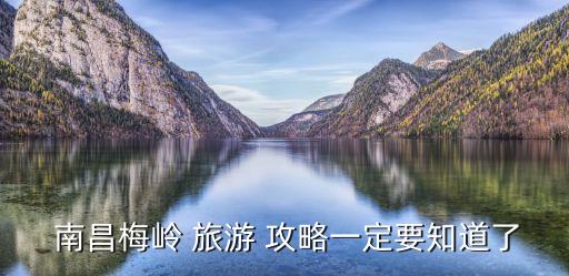 南昌旅游攻略,從武漢到梅嶺可搭217路公交車