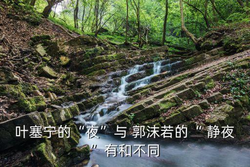 靜夜郭沫若,夜幕降臨之前最后一滴眼淚!
