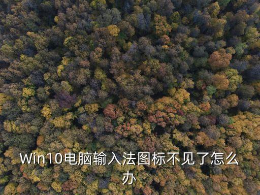 Win10電腦輸入法圖標不見了怎么辦