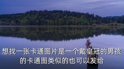 想找一張卡通圖片是一個戴皇冠的男孩的卡通圖類似的也可以發給