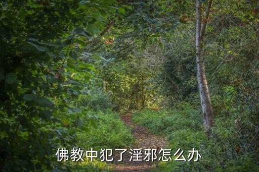 佛教中犯了淫邪怎么辦