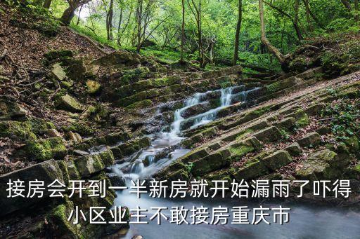接房會(huì)開(kāi)到一半新房就開(kāi)始漏雨了嚇得小區(qū)業(yè)主不敢接房重慶市