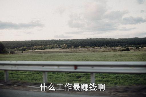 什么工作最賺錢啊