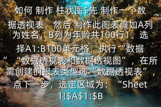 柱狀圖怎么制作,數據透視表工具欄新功能!