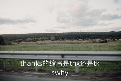 thanks縮寫，thanks的縮寫是thx還是tkswhy