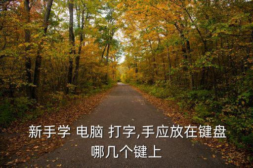 新手學電腦打字,從零開始學打字!