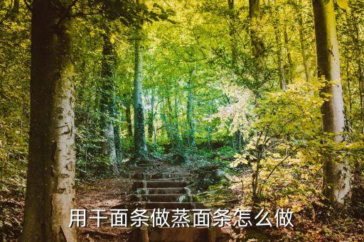 用干面條做蒸面條怎么做