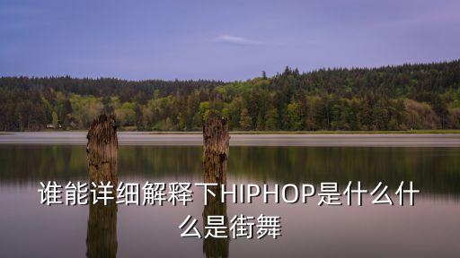 誰能詳細解釋下HIPHOP是什么什么是街舞