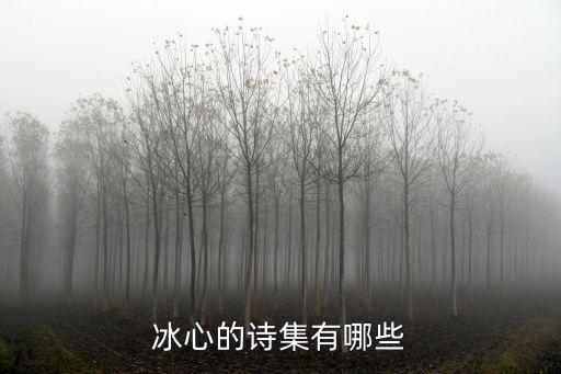 冰心詩集，冰心有什么詩集