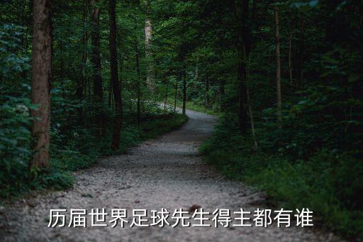 世界足球先生歷屆得主，歷屆世界足球先生得主