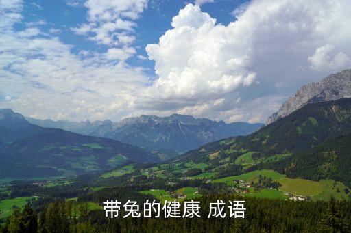 帶兔的健康 成語
