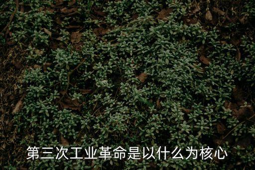 第三次工業(yè)革命，第三次工業(yè)革命叫什么