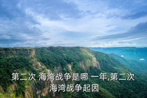 海灣戰爭是哪一年,一文看懂:第二次海灣戰爭是哪場戰爭?