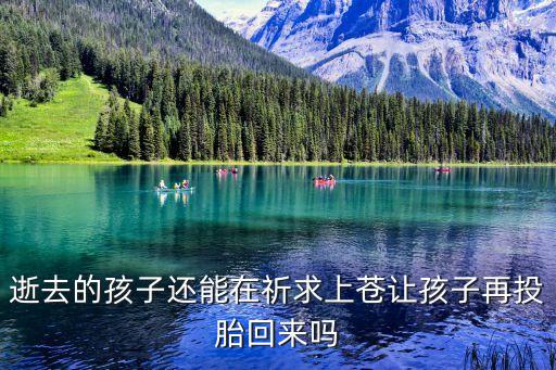 逝去的孩子還能在祈求上蒼讓孩子再投胎回來嗎