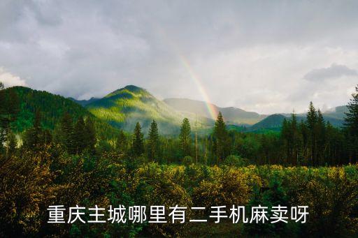 重慶主城哪里有二手機麻賣呀