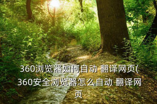 360翻譯,360如何自動化翻譯網頁?