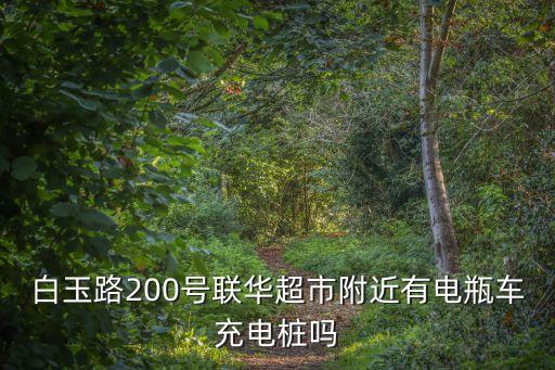 白玉路200號聯華超市附近有電瓶車充電樁嗎