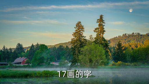 17畫的字
