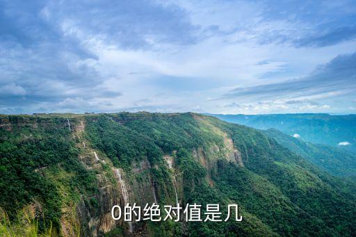 0的絕對值是幾