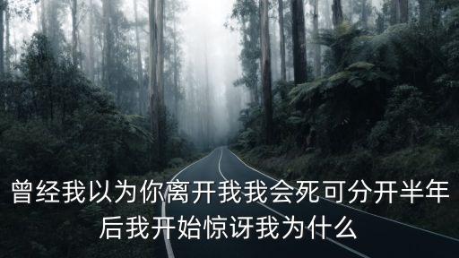 后突厥汗國，曾經我以為你離開我我會死可分開半年后我開始驚訝我為什么