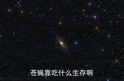 蒼蠅靠吃什么生存啊
