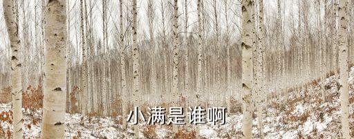 小滿是誰啊