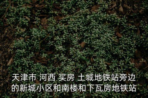 天津市河西區買房信息，請問天津市河西區的新房有哪幾處啊