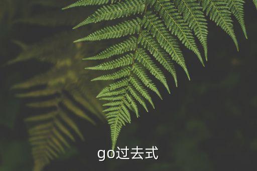 go的過去式，go的過去式是什么