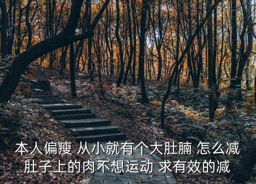 本人偏瘦 從小就有個大肚腩 怎么減肚子上的肉不想運動 求有效的減